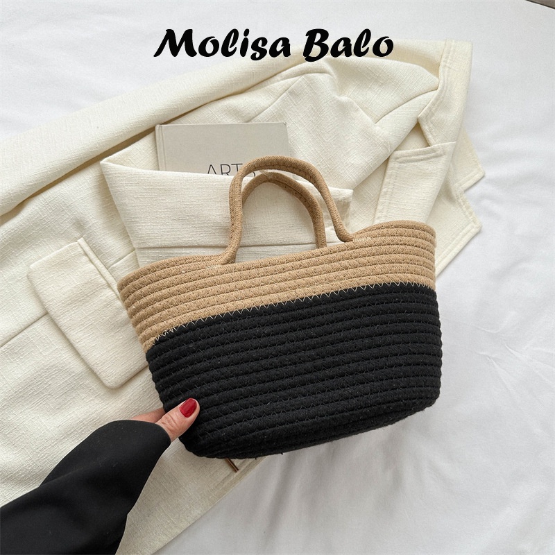 Molisa túi xách túi cói cô gái dễ thương lựa chọn đầu tiên 2023 NEW L90T04M
