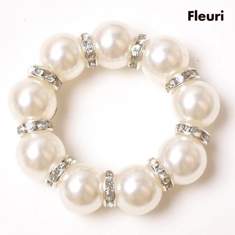 Vòng Giữ Khăn Ăn 4 Hạt Cườm Tiện Dụng Chất Lượng Cao