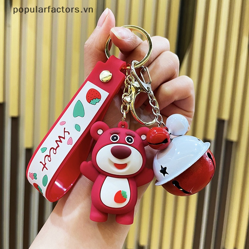 Móc Khóa Hình Gấu Hồng Dễ Thương Tinh Tế