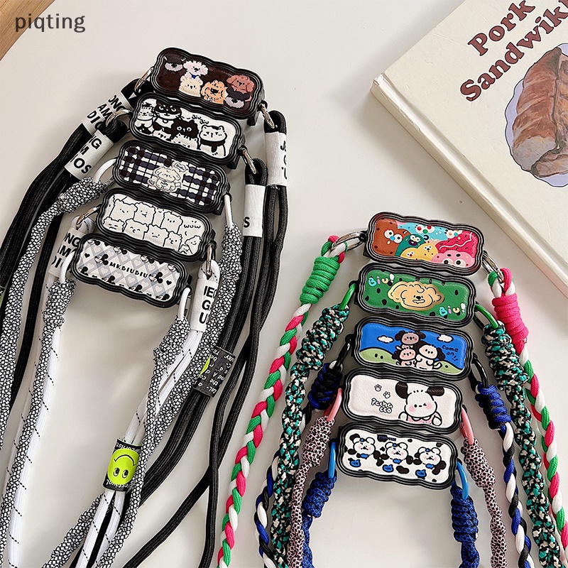 Piqt Dây Đeo Điện Thoại Di Động Họa Tiết Hoạt Hình Có Thể Điều Chỉnh