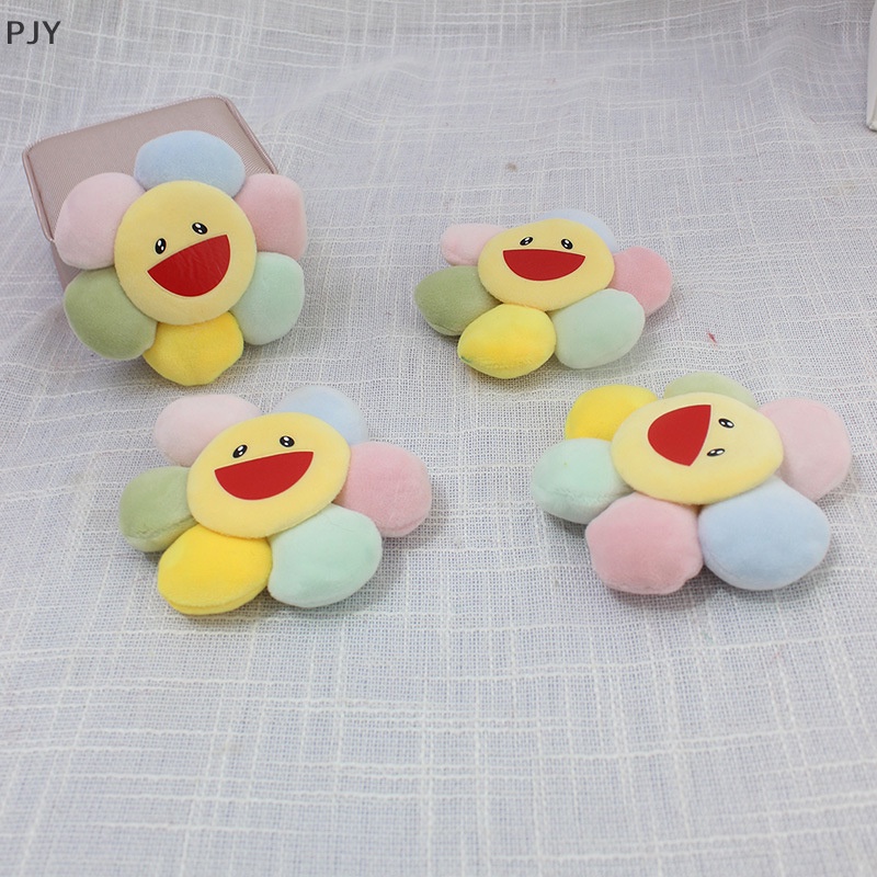 1 Móc Khóa Hình Hoa Hướng Dương Nhồi Bông Đáng Yêu