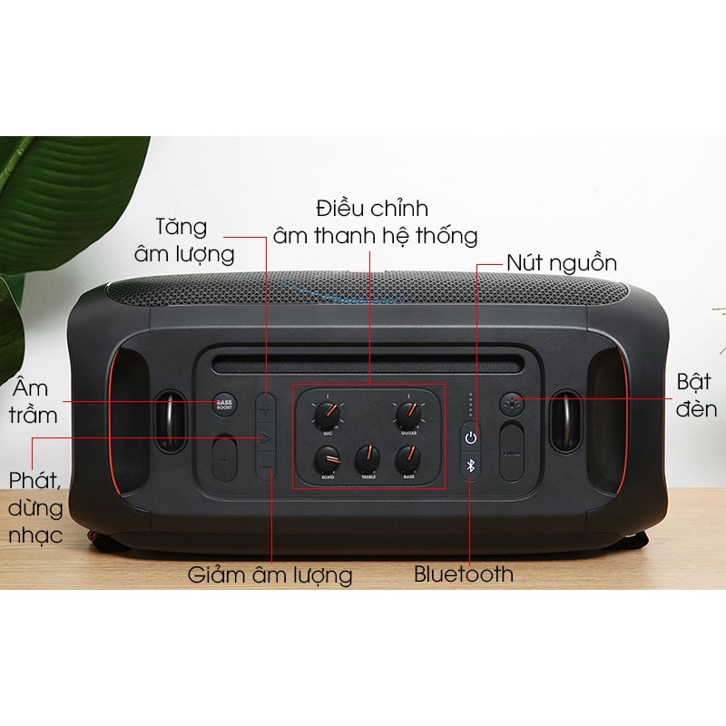 Loa JBL PartyBox On The Go Chính Hãng - Bảo Hành 12T
