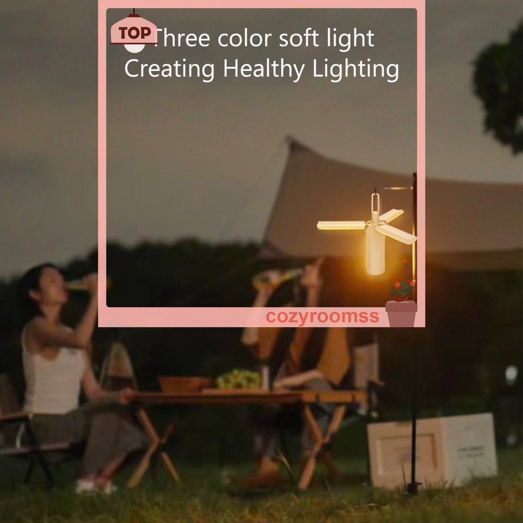 Đèn Cắm Trại 3 Chế Độ Sáng 30-720LM