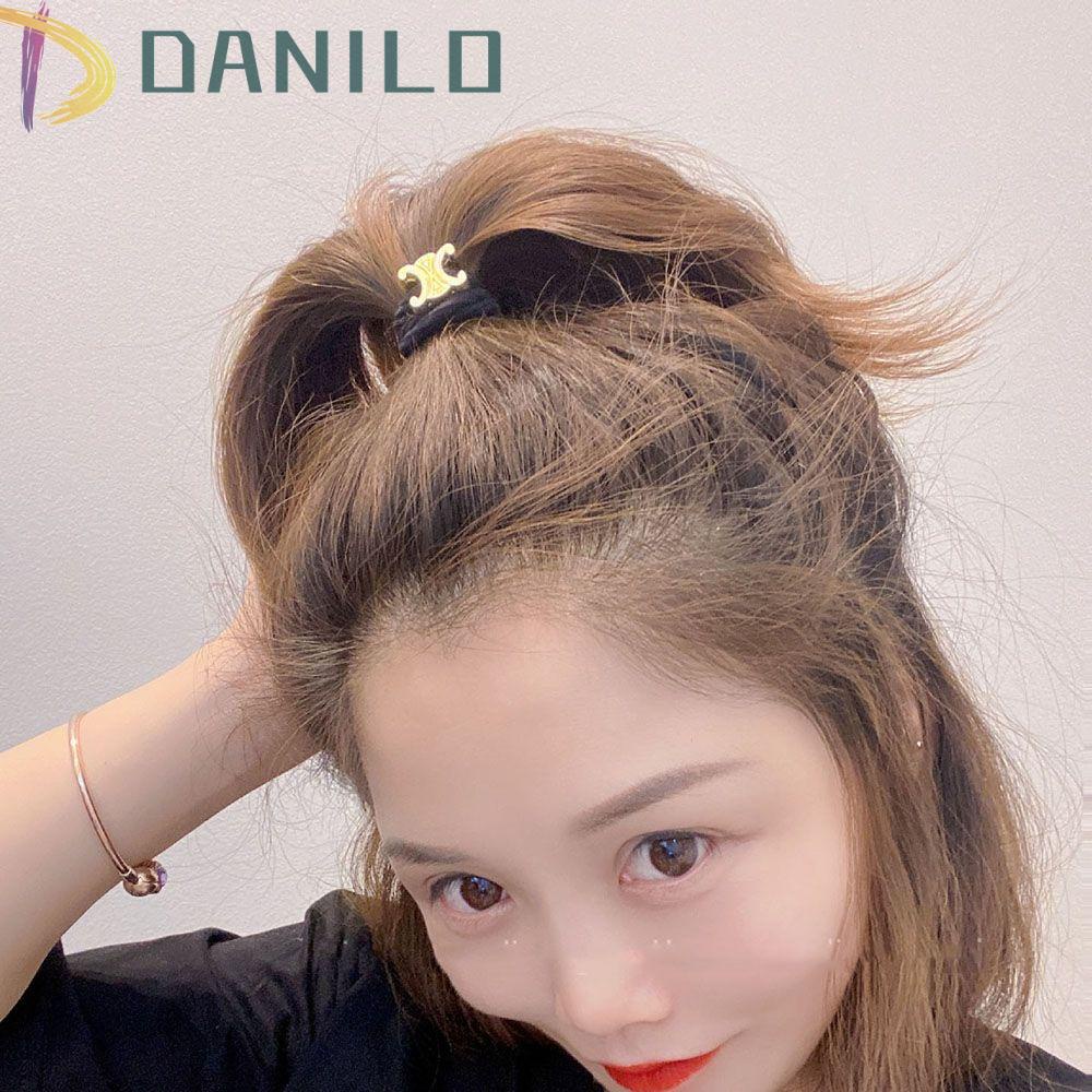 DANILO Dây Cột Tóc Vòm Màu Kẹo Đơn Giản Cho Nữ Giá Đỡ