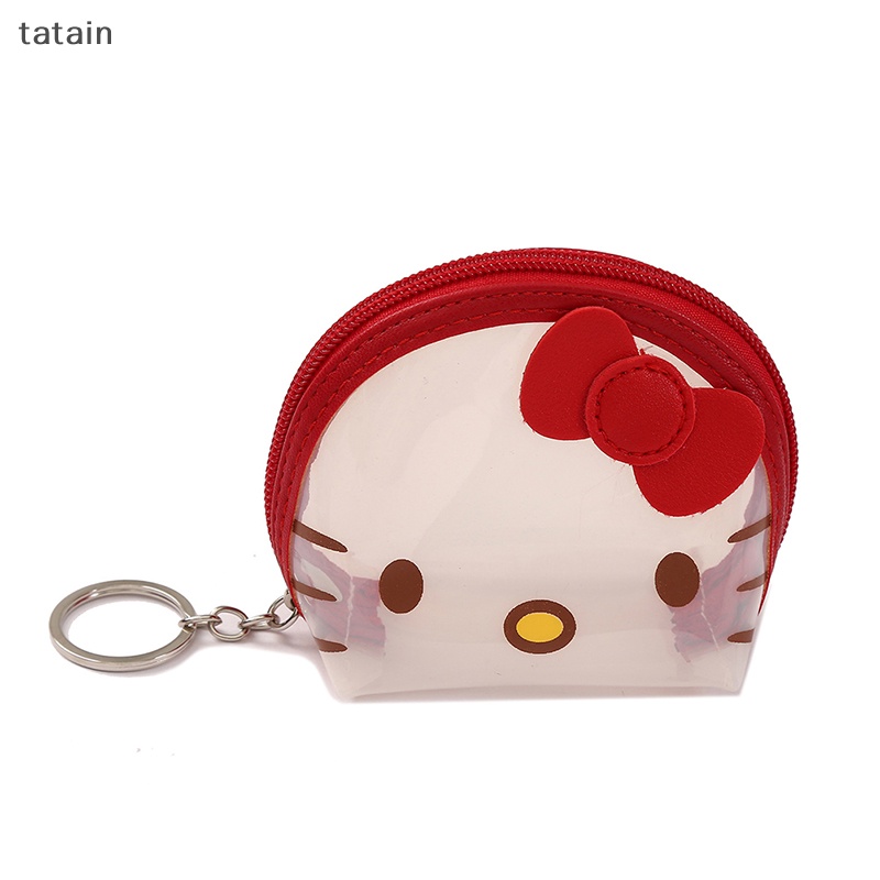 Set 4 Túi Đựng Tiền Xu Hình Cinnamoroll Melody Kuromi Dễ Thương Chống Thấm Nước