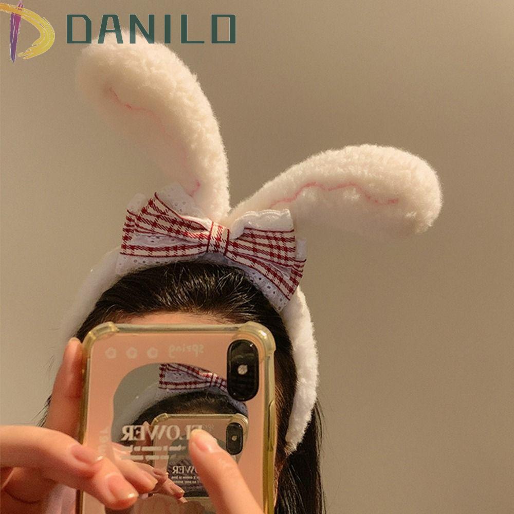 DANILO Băng Đô Cài Tóc Đính Nơ Họa Tiết Hoạt Hình Dễ Thương