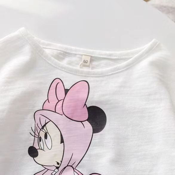 Áo Sơ Mi cotton Cổ Bẻ In Họa Tiết Thời Trang Cho Bé Gái