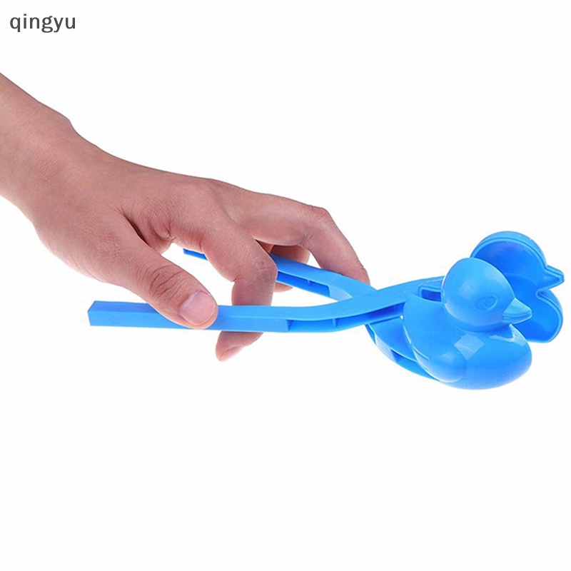 1 Dụng Cụ Kẹp Quả Cầu Tuyết Hình Vịt Vui Nhộn Cho Bé
