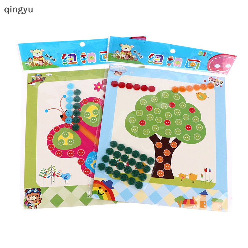 Bộ 5 Miếng Dán Nút Nhiều Màu Sắc Dùng Trang Trí Nghệ Thuật Thủ Công DIY