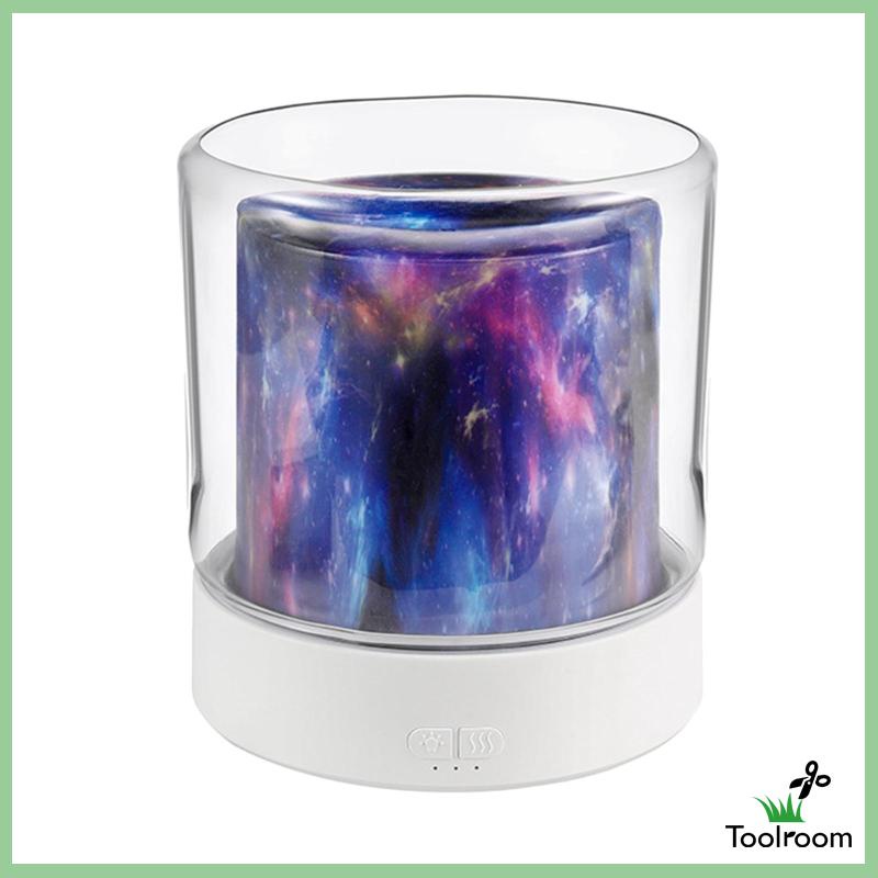 Máy Phun Sương Tạo Ẩm Hình Ngọn Lửa Nhiều Màu Có Hẹn Giờ