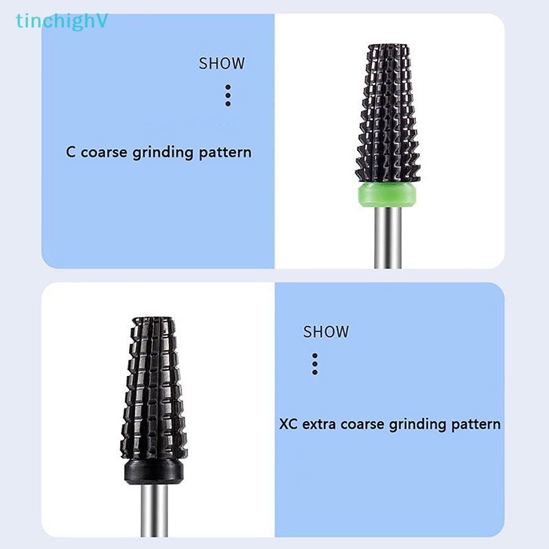 Đầu Mài Đánh Bóng Móng Tay Bằng Sứ Màu Đen Chuyên Dụng