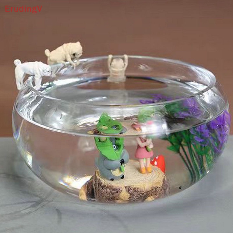 [ErudingV] Búp Bê Trang Trí Cạnh Cá Tròn Thiết Kế Phong Cảnh Nhỏ [Mới]