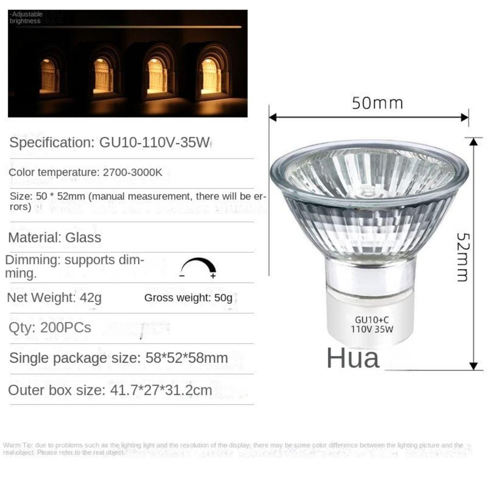 SUYO Đèn Halogen 50w MR16 MR11 Sưởi Ấm Chuồng Nuôi Động Vật Bò Sát