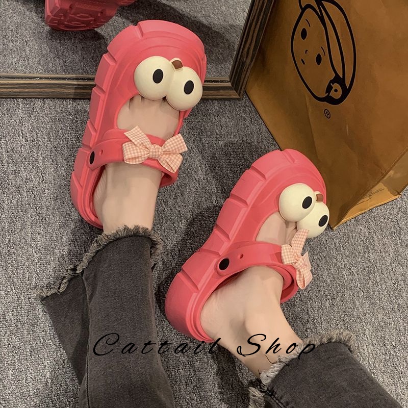 Cattail dép dép nữ dép bánh mì nữ dép bánh mì nữ Chống Trượt 063010