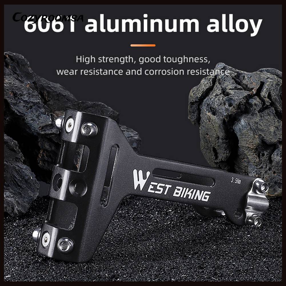 Giá Đỡ Bình Nước Nối Dài Bằng Hợp Kim Nhôm Gắn Yên Xe Đạp Tiện Lợi