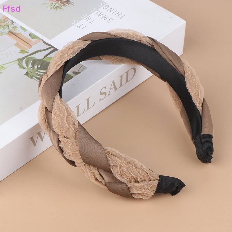 {Ffsd} Băng Đô Vải Sa Thạch Phối Ren Dành Cho Nữ Dự Tiệc Mua Sắm Phổ Biến * Bán Chạy