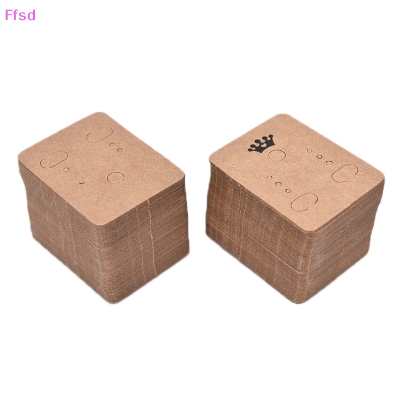 Set 100 Thẻ Giấy Hình Vương Miện Trưng Bày Bông Tai Trang Sức    Bán Chạy * Bán Chạy