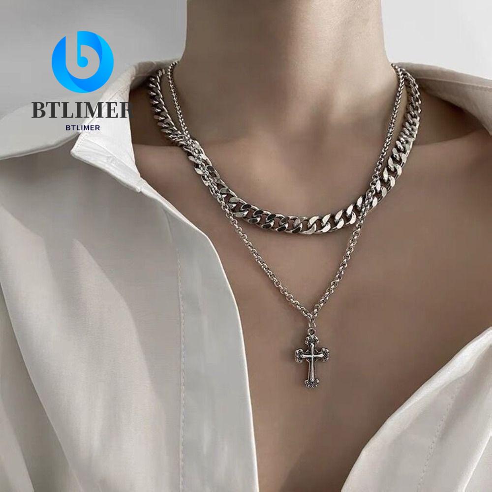 BTLIMER Vòng cổ Đính Đá Quý Đen Phong Cách Punk Thời Trang Cho Nữ