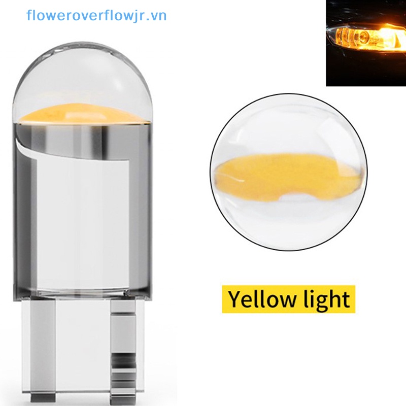Set 10 Đèn LED Kính Xe Hơi W5W 194 T10 3000K 6000K Ánh Sáng Trắng / Xanh Lá