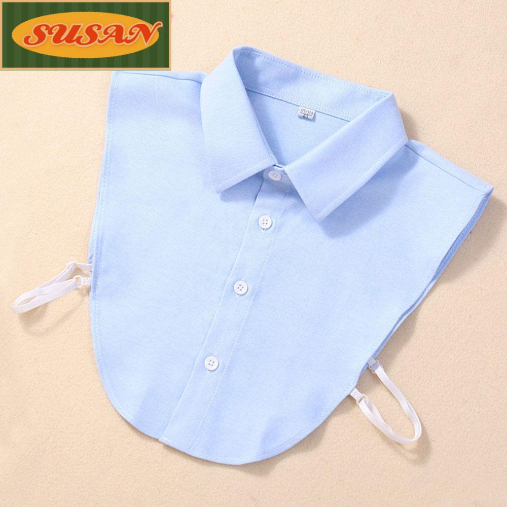 SUSANS Cổ Áo Rời Rời Cổ Điển Cho Nữ