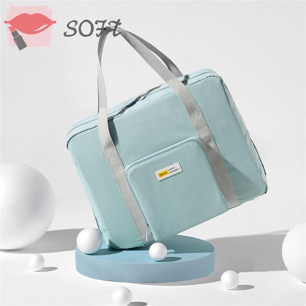 SOFTNESS Túi Xách Du Lịch Cỡ Lớn Chống Thấm Nước Có Tay Cầm Tiện Dụng Cho Nam Và Nữ