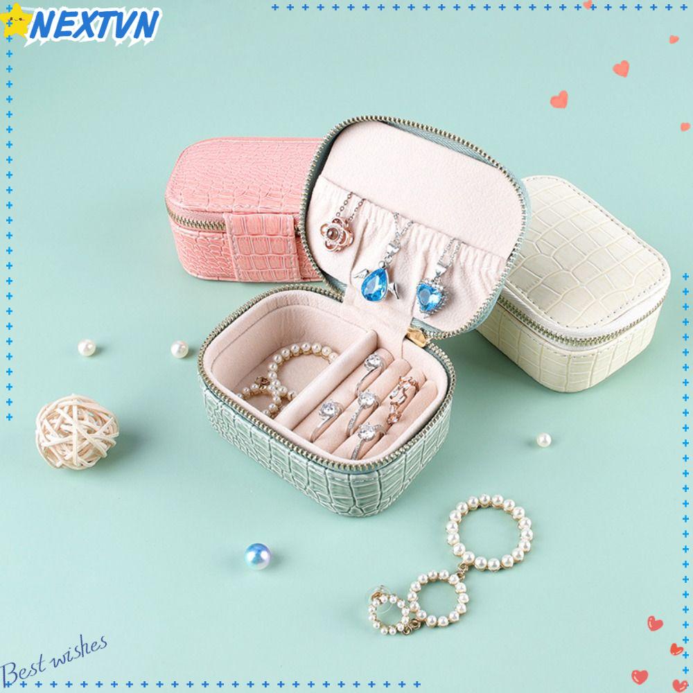 NEXTVN Hộp Đựng Trang Sức Bằng Da PU Ốp