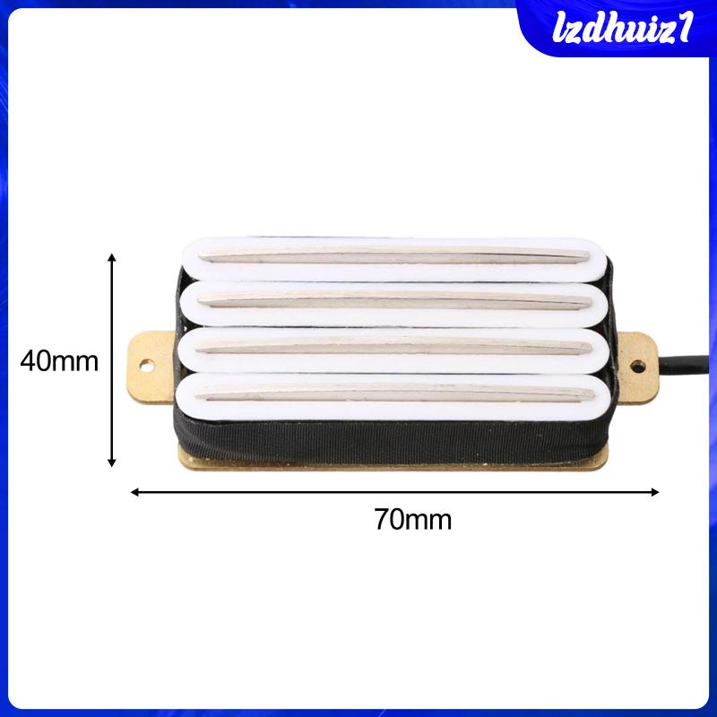 Bộ Pickup Bốn Cuộn Dây Cổ Và Cầu Đàn Bền Bỉ Dành Cho Guitar Điện Humbucker