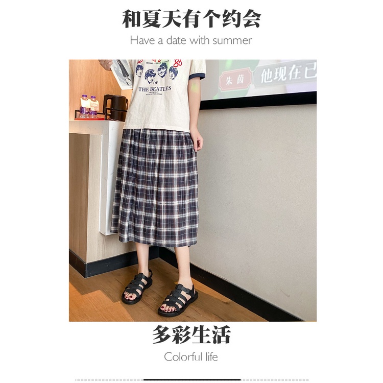 Xăng đan Đế Bằng Thời Trang Đi Biển Mùa Hè Cho Nữ