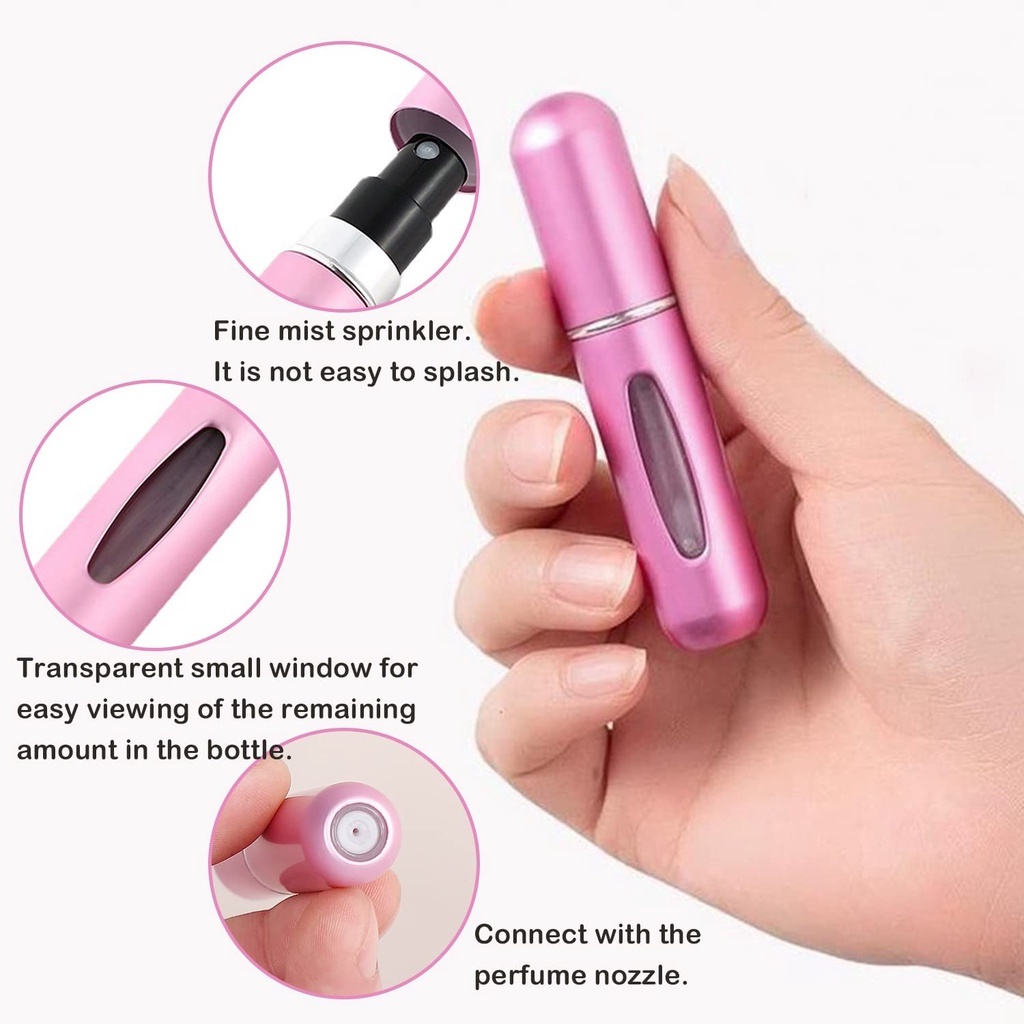 Chai Rỗng Dạng Xịt Mini 5ml Dùng Chiết Nước Hoa Mang Theo Du Lịch