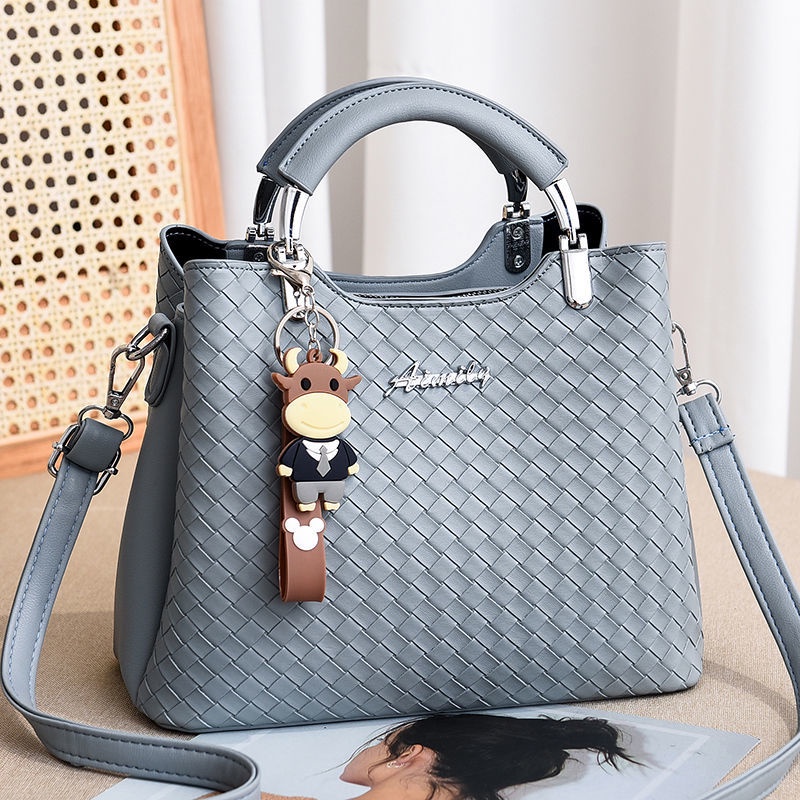 Túi Xách Tay Sợi Dệt Chống Trầy Xước Dễ Phối Đồ Thời Trang Cho Nữ