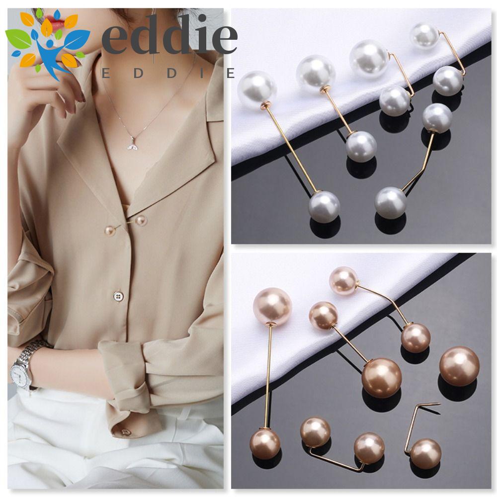 26EDIE Ghim Cài Thắt Lưng Phải Hình Góc Vuông Đính Ngọc Trai Thiết Kế Tinh Tế Thời Trang Cho Nữ