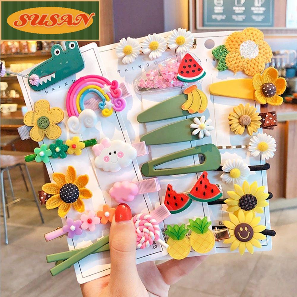 SUSANS Kẹp Tóc Hình Hoạt Hình Xinh Xắn Cho Bé Gái