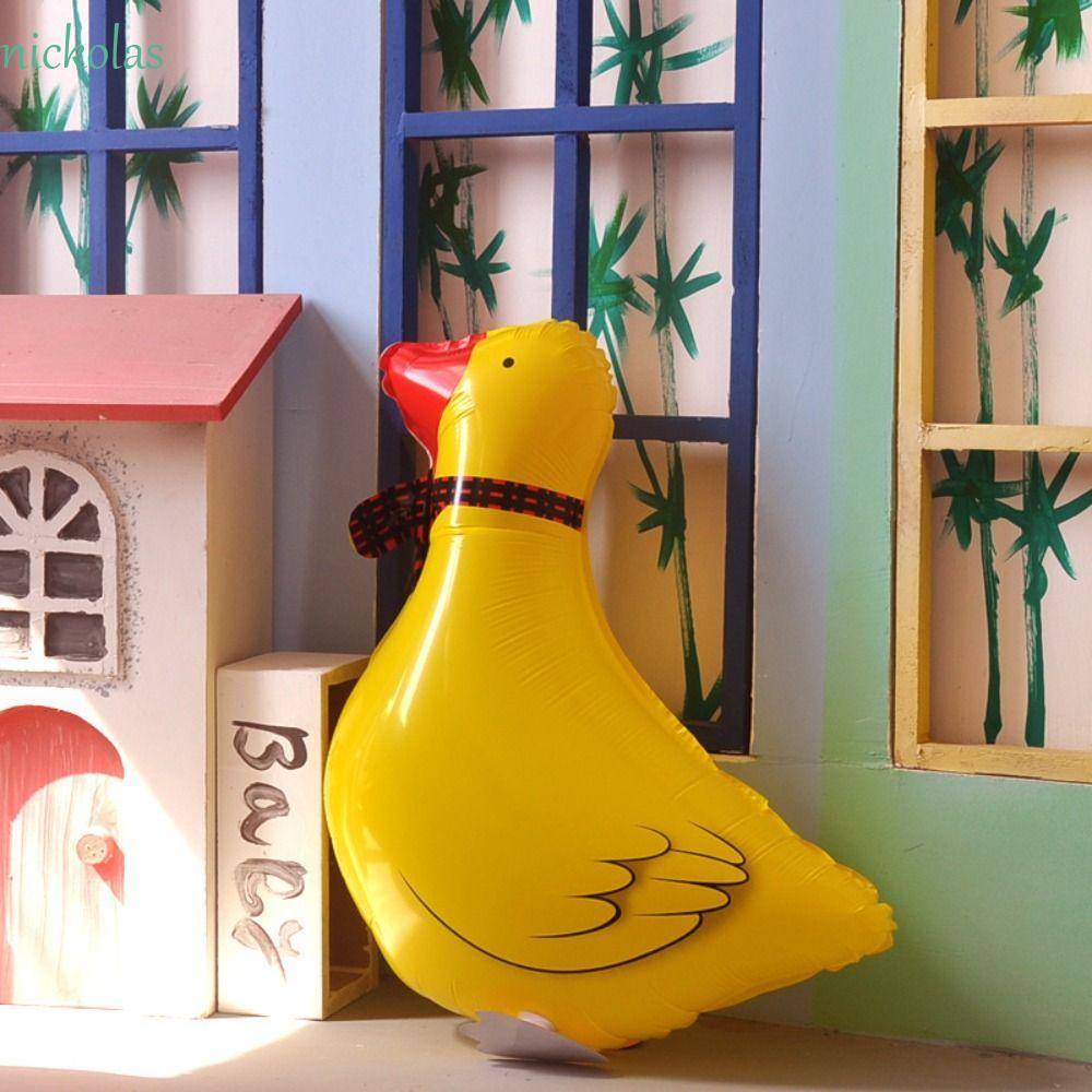 NICKOLAS Bong Bóng Màng Nhôm Dùng Trang Trí Tiệc Sinh Nhật Cho Bé