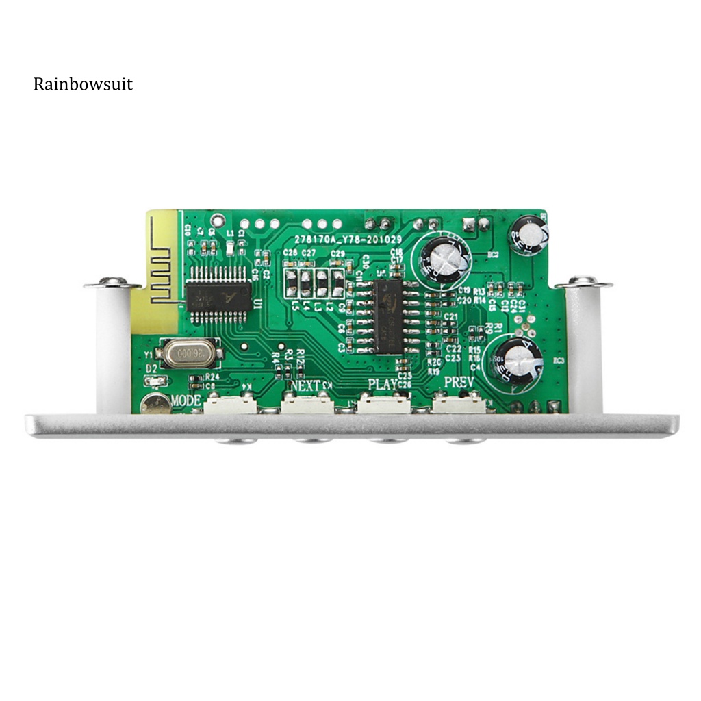 Mô Đun Giải Mã Máy MP3 12V 50W Bluetooth-compatible 5.0 Kèm Bộ Khuếch Đại Nguồn Cho Xe Hơi