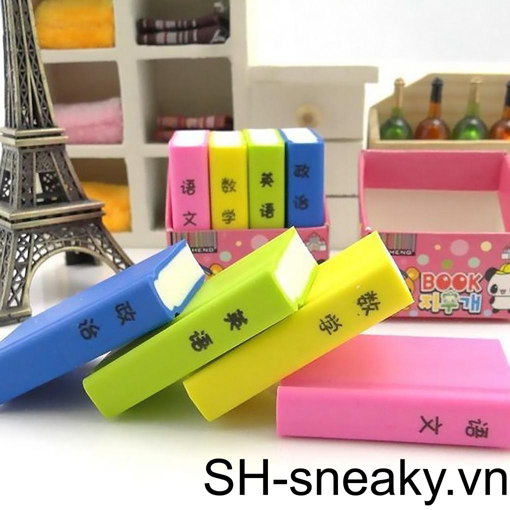 Set 4 Gôm Tẩy Hình Hoạt Hình Đáng Yêu