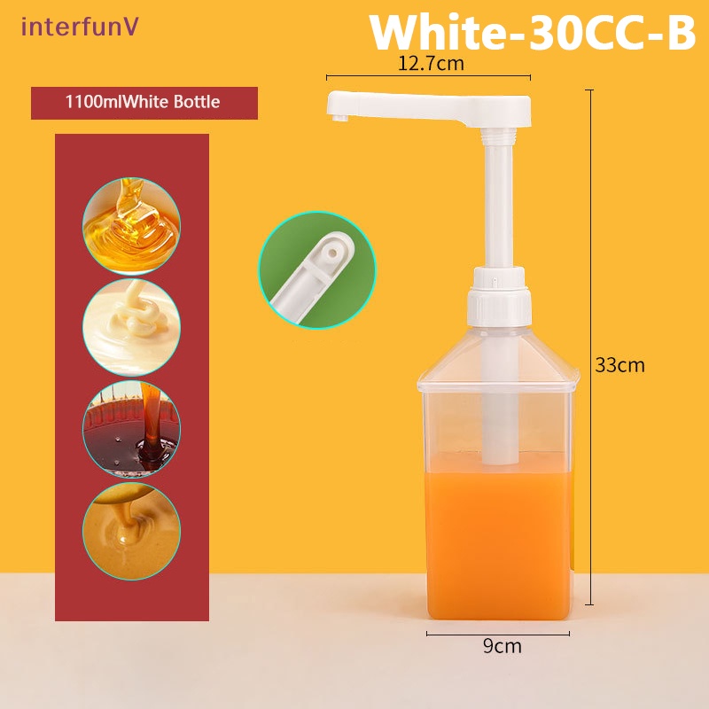 Bình Đựng Mật Ong 10 / 15 / 20 / 30CC Có Vòi Bơm Thủy Lực Cho Nhà Bếp