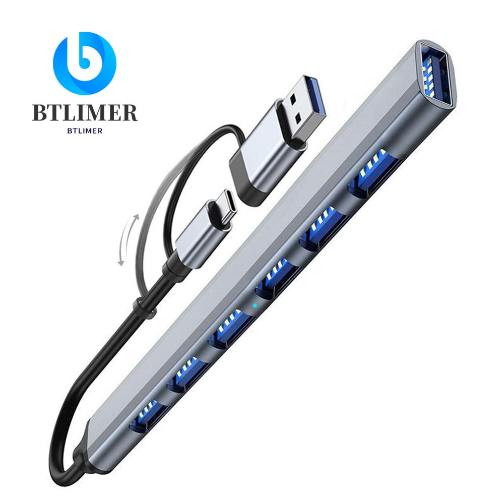 BTLIMER Bộ Chuyển Đổi Ổ Cứng OTG Tốc Độ Cao Bằng Hợp Kim Nhôm Type-C