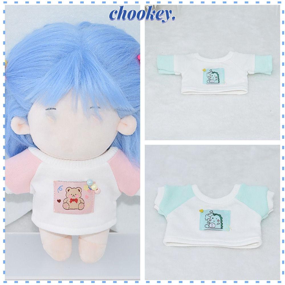CHOOKEY Áo Len Búp Bê Tay Ngắn Chất Liệu Cotton Cao Cấp Thời Trang