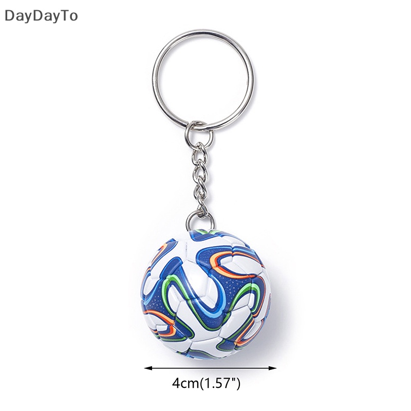 Móc Khóa Da PU Hình Quả Bóng Đá Thời Trang Dành Cho Nam Và Nữ