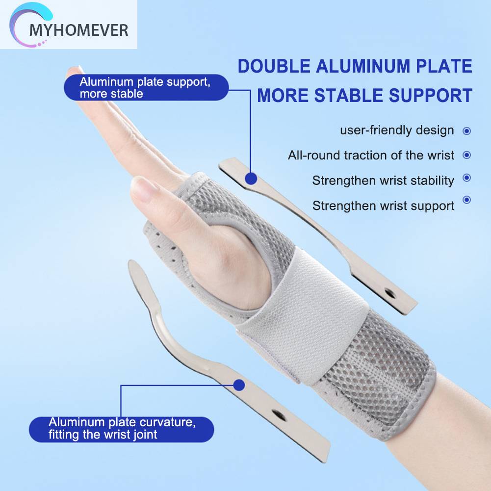 1 Đai Quấn Bảo Vệ Cổ Tay Bằng Nilon Và Nhôm Điều Chỉnh Được Tiện Dụng