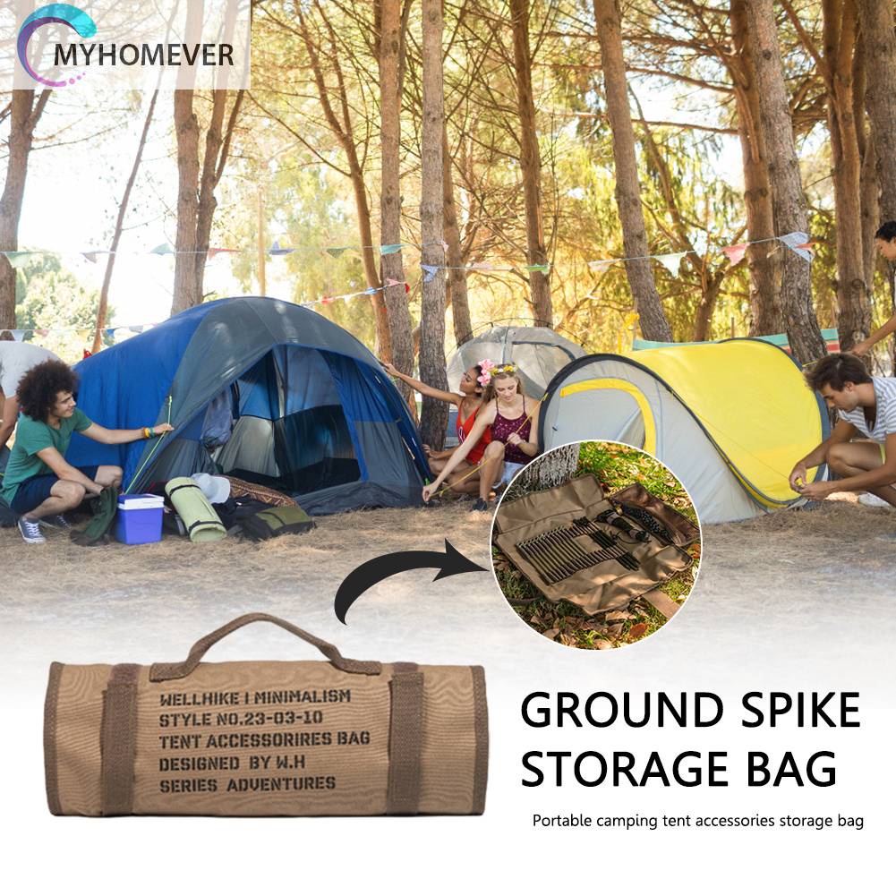Túi Đựng Cọc Giăng Lều Trại Cỡ Lớn Tiện Dụng
