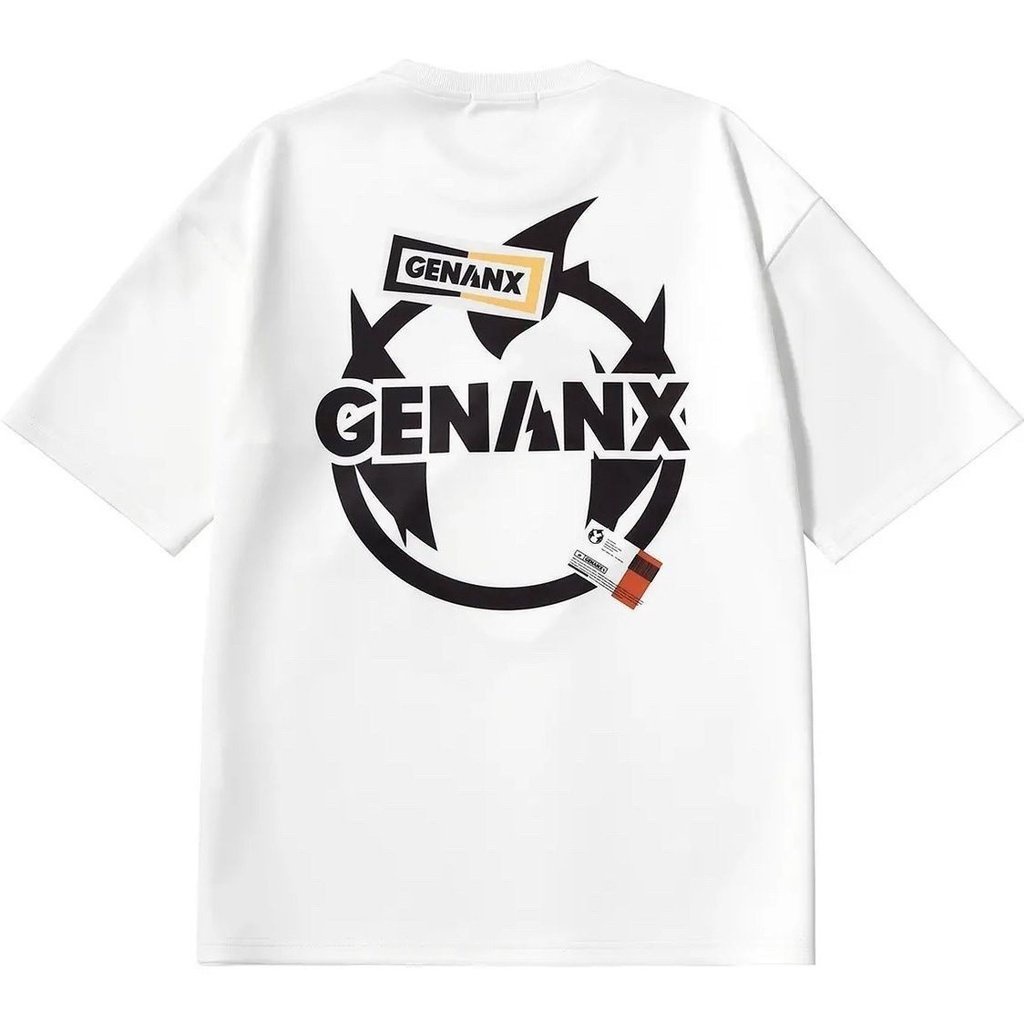 Áo Thun Cotton Nguyên Chất Cao Cấp Mùa Hè Mới In Hình Hộp Chuyển Phát Tia Chớp Có Túi Khóa Kéo Cho Nam