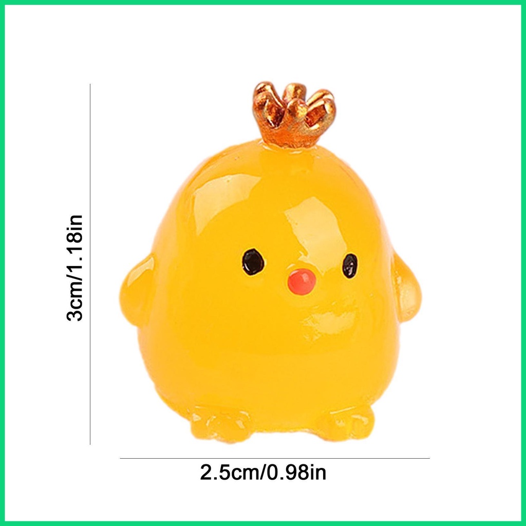 Vịt Đồ Chơi Phát Sáng Bằng Nhựa Resin Dễ Thương Dành Cho Phòng Trẻ Em