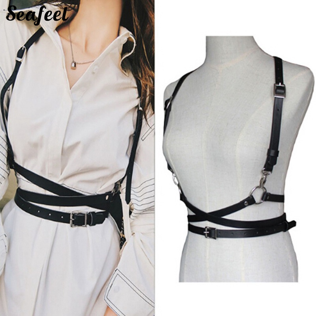 Thắt Lưng Một Mảnh Bằng Da Phối Dây Cột Có Thể Điều Chỉnh Cho Nữ