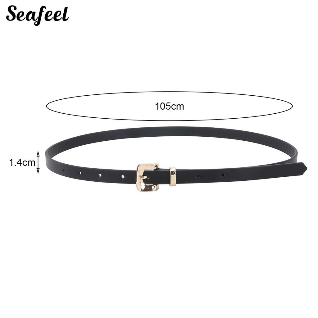 Thắt Lưng Da Nhiều Lỗ Cài Khóa Có Thể Điều Chỉnh Phong Cách Cổ Điển