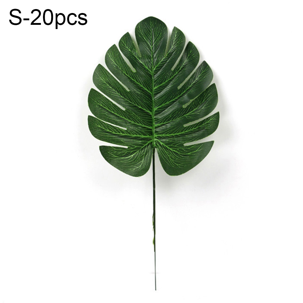 Set 20 Lá Monstera Nhân Tạo Trang Trí Nhà Cửa Sân Vườn