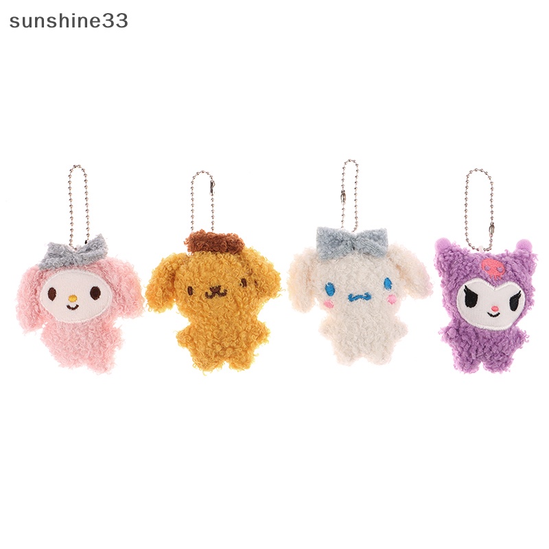 Búp Bê Nhồi Bông Sanrio Melody Kulomi Mềm Mại Treo Móc Khóa / Ba Lô / Túi Xách Trang Trí Quà Tặng Trẻ Em