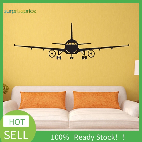 Miếng Dán Tường Trang Trí Hình Máy Bay 3D Nhiều Kích Cỡ Khác Nhau DIY