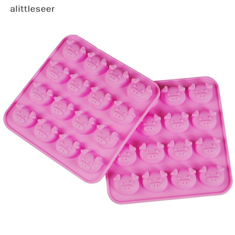 Khuôn Silicone Làm Bánh / Sô Cô La / Đá Viên Hình Chú Heo Đáng Yêu