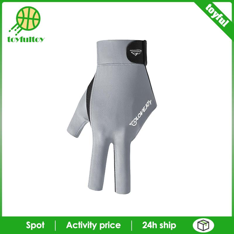 Găng Tay 3 Ngón Chơi Bi Da Chống Trượt Thoáng Khí